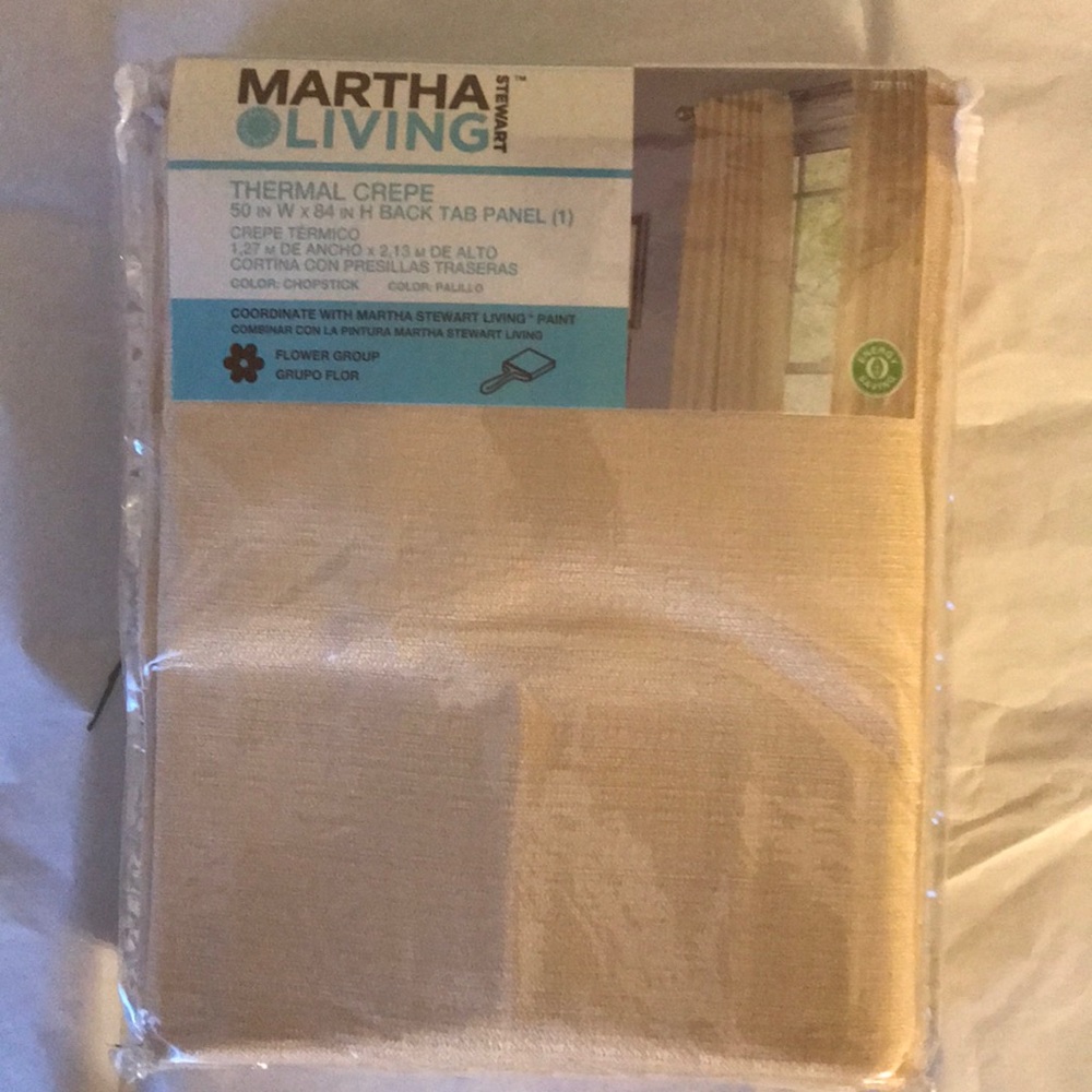 Curtain Panel, Thermal Crepe Back Tab Panel